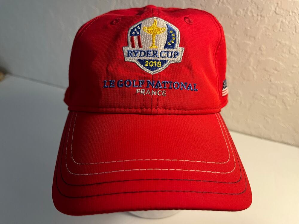 Ryder Cup 2018 Le Golf National France Trucker Hat Cap Red Pukka